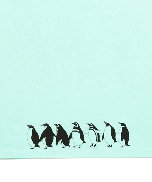 Design Tshirts Store graniph（デザイン　ティーシャツ　ストア　グラニフ）の「ベーシックTシャツ/ペンギンスケッチ（Tシャツ/カットソー・メンズ・ブルー系その他・MEDIUM/X-SMALL/LARGE/SMALL）」の8枚目の写真