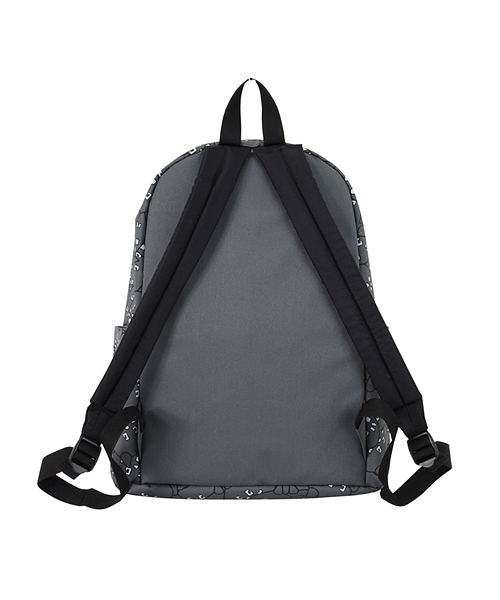 にゃー(ニャー)の「S 総柄びーむろぼにゃーリュック(バックパック/リュック・レディース・チャコールグレー・FREE)」の6枚目の写真