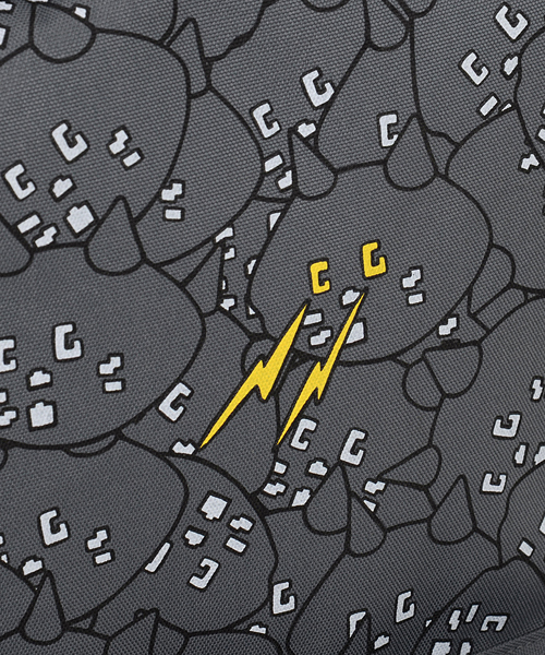 にゃー(ニャー)の「S 総柄びーむろぼにゃーリュック(バックパック/リュック・レディース・チャコールグレー・FREE)」の7枚目の写真