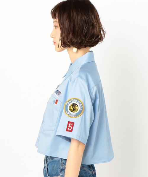 UNIVERSAL OVERALL×ANIECA デニムシャツ UNIVERSAL OVERALL