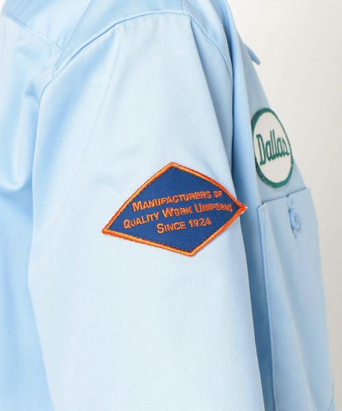 UNIVERSAL OVERALL（ユニバーサルオーバーオール）の「Another Edition×UNIVERSAL OVERALLワッペンシャツ ◆（シャツ/ブラウス・レディース・モカ/ライトブルー・FREE）」の14枚目の写真