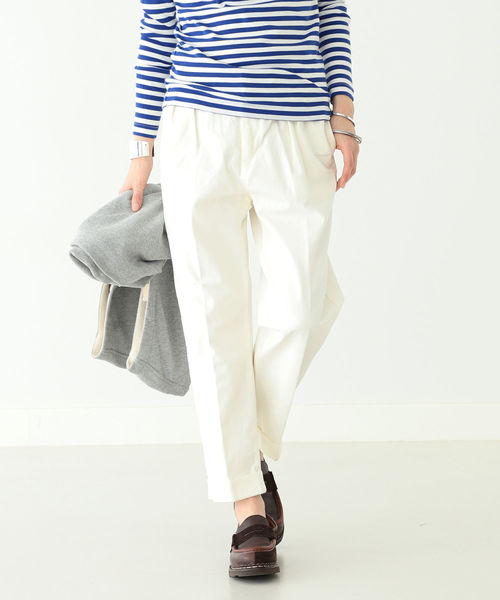 BEAMS BOY（ビームスボーイ）の「BEAMS BOY / チノ ペグトップ パンツ（チノパンツ・レディース・ホワイト/ベージュ/ネイビー・0/1）」の15枚目の写真
