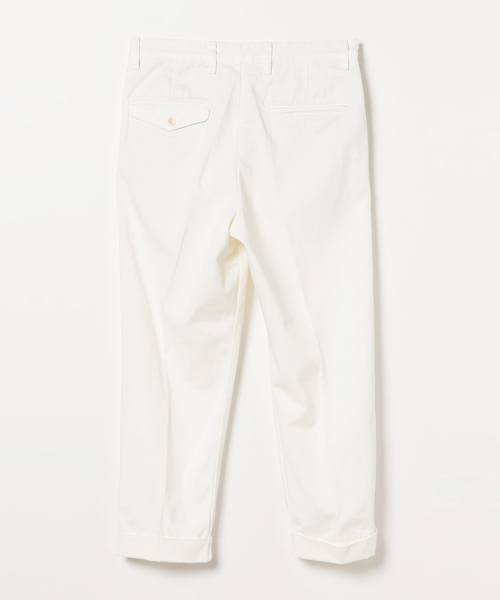 BEAMS BOY（ビームスボーイ）の「BEAMS BOY / チノ ペグトップ パンツ（チノパンツ・レディース・ホワイト/ベージュ/ネイビー・0/1）」の22枚目の写真