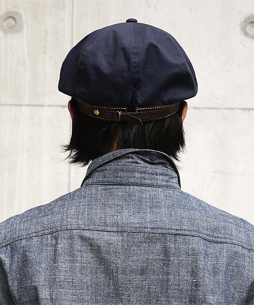 International Gallery BEAMS（インターナショナルギャラリービームス）の「MASTER&CO / 別注 コットン×レザーキャップ（キャスケット・メンズ・カーキ/ネイビー・ONE SIZE）」の13枚目の写真