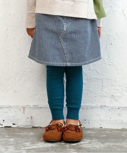 BREEZE（ブリーズ）の「デニムスカート（デニムスカート・キッズ・ネイビー/ストライプ/ブルー・110/130/140/100/120/80/90/95）」の3枚目の写真