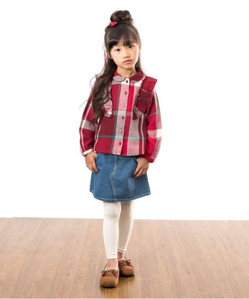 BREEZE（ブリーズ）の「デニムスカート（デニムスカート・キッズ・ネイビー/ストライプ/ブルー・110/130/140/100/120/80/90/95）」の20枚目の写真