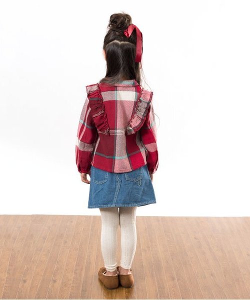 BREEZE（ブリーズ）の「デニムスカート（デニムスカート・キッズ・ネイビー/ストライプ/ブルー・110/130/140/100/120/80/90/95）」の19枚目の写真