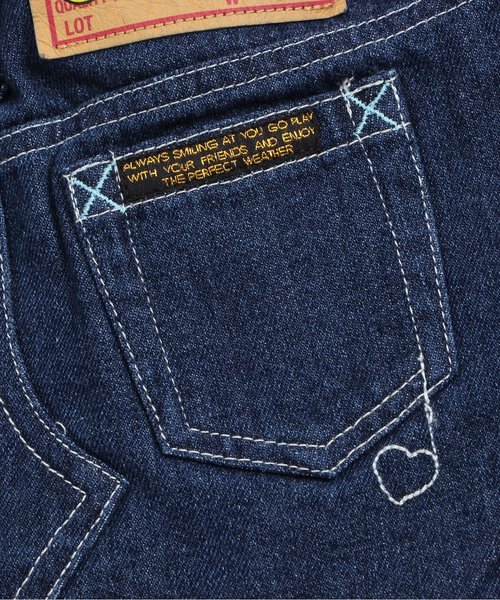 BREEZE（ブリーズ）の「デニムスカート（デニムスカート・キッズ・ネイビー/ストライプ/ブルー・110/130/140/100/120/80/90/95）」の14枚目の写真