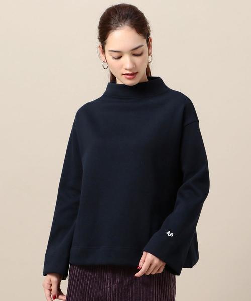 BEAUTY&YOUTH UNITED ARROWS(ビューティーアンドユースユナイテッドアローズ)の「<Americana(アメリカーナ)>Aラインプルオーバー:(スウェット・レディース・ピンク/ネイビー・FREE)」の4枚目の写真