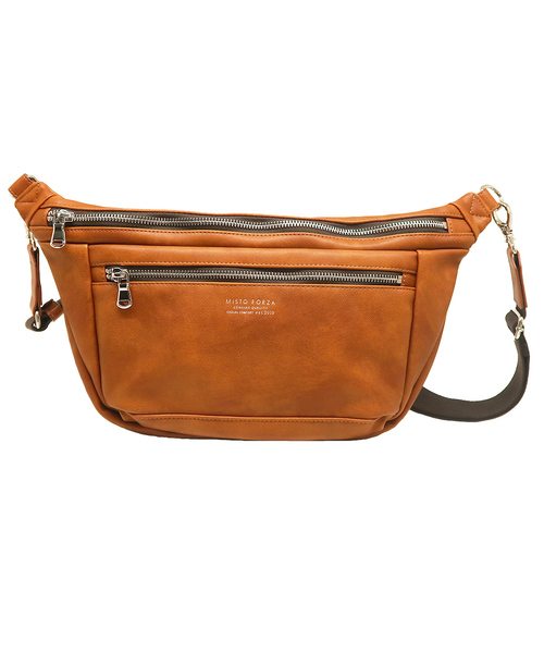 Misto Forza(ミストフォルツァ)の「ミストフォルツァ【Misto Forza】ボディバック(ボディバッグ/ウエストポーチ・メンズ・ホワイト/ブラック/ネイビー/キャメル・フリー)」の4枚目の写真