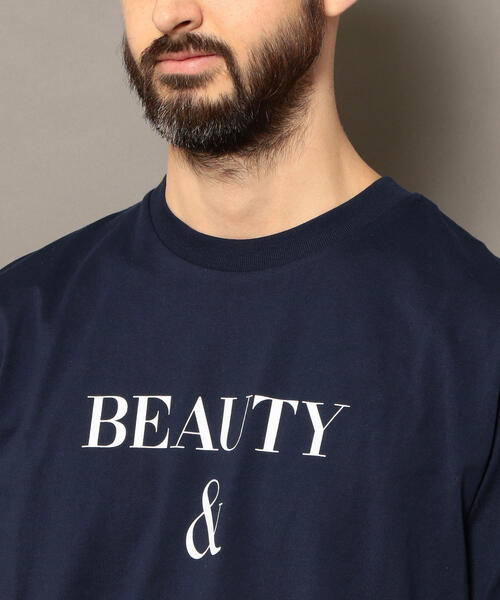 BEAUTY&YOUTH UNITED ARROWS（ビューティーアンドユースユナイテッドアローズ）の「BY B&Y Tシャツ ◇:（Tシャツ/カットソー・メンズ・ホワイト/グレー/ネイビー/ダークブラウン・SMALL/MEDIUM/X-LARGE/LARGE）」の7枚目の写真