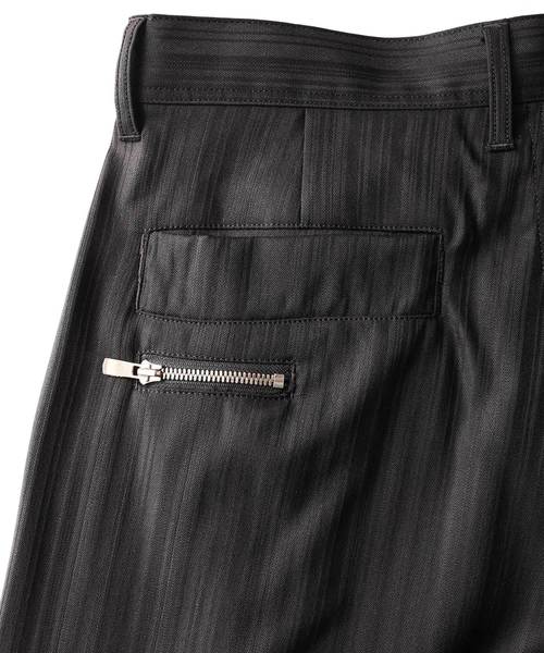 SHAREEF(シャリーフ)の「SHADOW STRIPE WIDE PANTS(その他パンツ・メンズ・ブラック/モカ・1/2/3)」の11枚目の写真