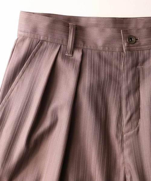 SHAREEF(シャリーフ)の「SHADOW STRIPE WIDE PANTS(その他パンツ・メンズ・ブラック/モカ・1/2/3)」の14枚目の写真