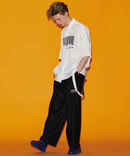 SHAREEF(シャリーフ)の「SHADOW STRIPE WIDE PANTS(その他パンツ・メンズ・ブラック/モカ・1/2/3)」の18枚目の写真