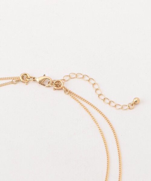 BEAUTY&YOUTH UNITED ARROWS（ビューティーアンドユースユナイテッドアローズ）の「タタキサークル ネックレス -2WAY-（ネックレス・レディース・シルバー/ゴールド・FREE）」の5枚目の写真