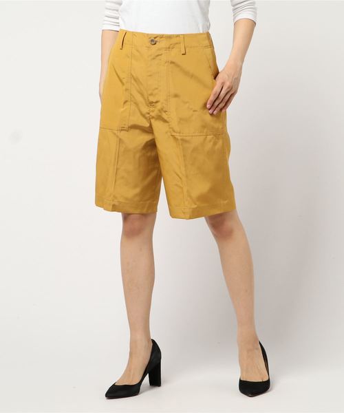 RIVE DROITE（リヴドロワ）の「C/Cuショートパンツ（その他パンツ・レディース・マスタード/モスグリーン・36/38）」の2枚目の写真