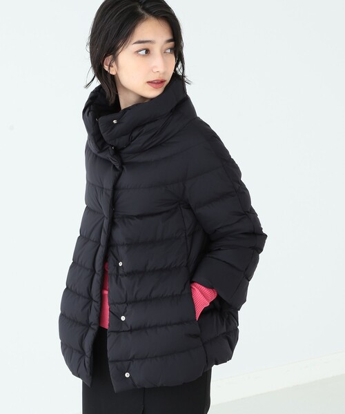 EFFE BEAMS（エッフェビームス）の「HERNO / ハイネック 3/4スリーブ ダウンブルゾン（ブルゾン・レディース・ブラック/ブラウン系その他/ブラウン系その他2/ベージュ・40/42/38）」の8枚目の写真