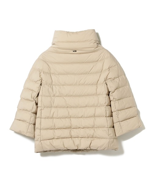 EFFE BEAMS（エッフェビームス）の「HERNO / ハイネック 3/4スリーブ ダウンブルゾン（ブルゾン・レディース・ブラック/ブラウン系その他/ブラウン系その他2/ベージュ・40/42/38）」の7枚目の写真