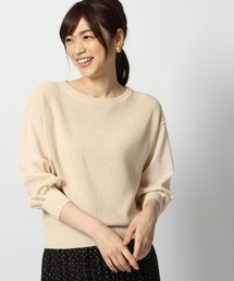 GLOBAL WORK | 【CLASSY. 10月号掲載】シアースリーブアゼプルオーバー長袖/802754(ニット/セーター)