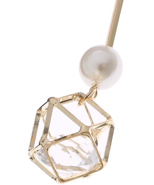 YECCA VECCA（イェッカヴェッカ）の「デザインアシンメトリーイヤリング（イヤリング・レディース・シルバー/ゴールド・FREE）」の7枚目の写真