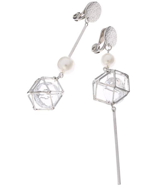 YECCA VECCA（イェッカヴェッカ）の「デザインアシンメトリーイヤリング（イヤリング・レディース・シルバー/ゴールド・FREE）」の3枚目の写真