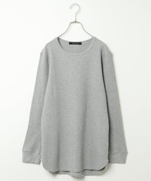 ロゴワッフル長袖Tシャツ