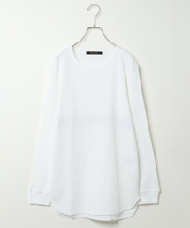 ロゴワッフル長袖Tシャツ