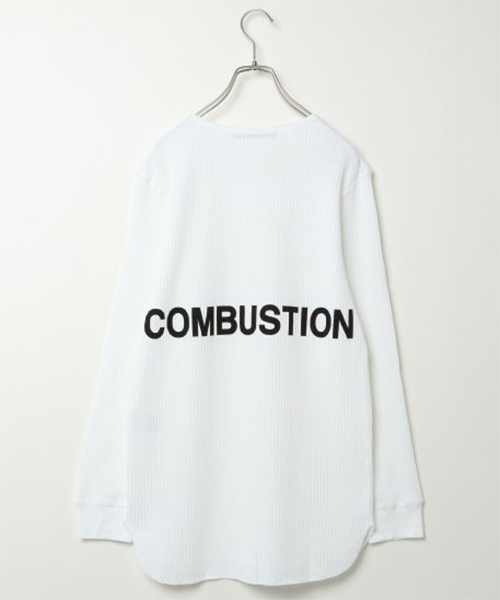 VENCEEXCHANGE（ヴァンスエクスチェンジ）の「ロゴワッフル長袖Tシャツ（Tシャツ/カットソー・メンズ・ホワイト/グレー/ブラック・M/L）」の8枚目の写真