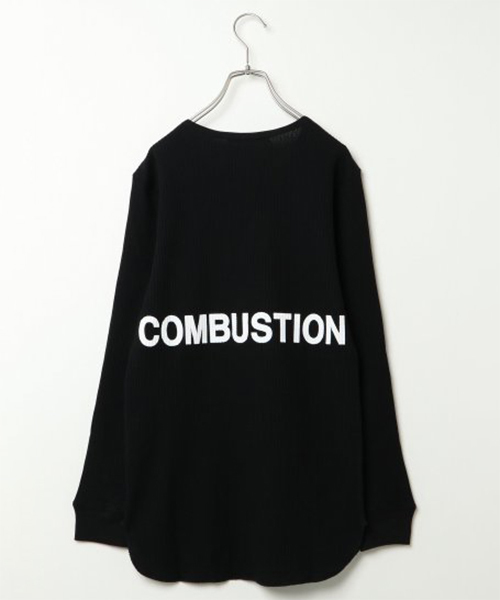 VENCEEXCHANGE（ヴァンスエクスチェンジ）の「ロゴワッフル長袖Tシャツ（Tシャツ/カットソー・メンズ・ホワイト/グレー/ブラック・M/L）」の9枚目の写真