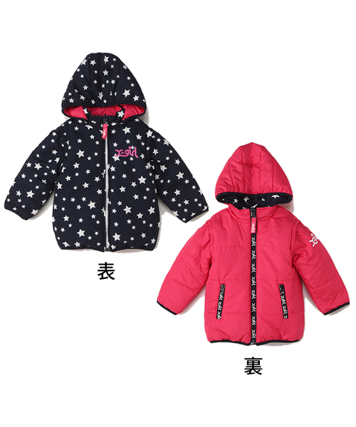 X Girl Stages エックスガールステージス の マルチウェイリバーシブル星総柄ジャンパー ブルゾン Wear