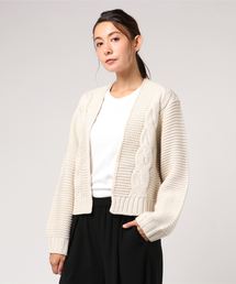YECCA VECCA | ローゲージショートカーディガン(カーディガン/ボレロ)