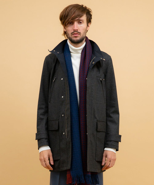 UNITED TOKYO（ユナイテッドトウキョウ）の「schoellerウールボンディングスタンドコート（その他アウター・メンズ・ブラック/グレー・1/2/3）」の5枚目の写真