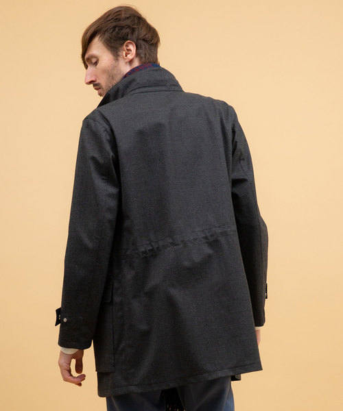 UNITED TOKYO（ユナイテッドトウキョウ）の「schoellerウールボンディングスタンドコート（その他アウター・メンズ・ブラック/グレー・1/2/3）」の9枚目の写真
