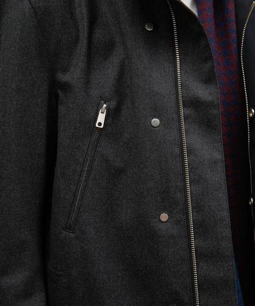 UNITED TOKYO（ユナイテッドトウキョウ）の「schoellerウールボンディングスタンドコート（その他アウター・メンズ・ブラック/グレー・1/2/3）」の7枚目の写真