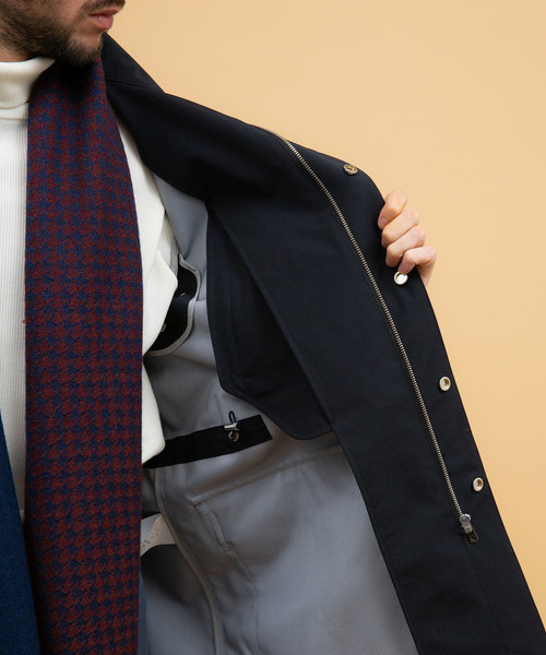 UNITED TOKYO（ユナイテッドトウキョウ）の「schoellerウールボンディングスタンドコート（その他アウター・メンズ・ブラック/グレー・1/2/3）」の3枚目の写真