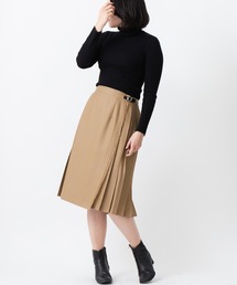 DRIES VAN NOTEN ひざ丈スカート キャメル系 2007723D0142 DRIES VAN NOTEN】SS24 コットン キルト スカート 送料関税込