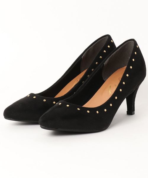 KOBE LETTUCE（コウベレタス）の「スタッズポインテッドトゥパンプス＊レディース/シューズ/レオパード柄[I1684]神戸レタス（パンプス・レディース・ブラック/ブラック系その他/レオパード/グレイッシュベージュ・LL/S/M/L）」の13枚目の写真