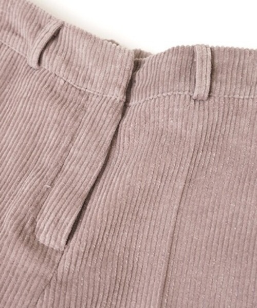 flower(フラワー)の「クリーンコーデュロイパンツ(その他パンツ・レディース・アイボリー/ブラウン・FREE)」の7枚目の写真