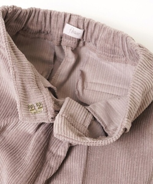 flower(フラワー)の「クリーンコーデュロイパンツ(その他パンツ・レディース・アイボリー/ブラウン・FREE)」の8枚目の写真