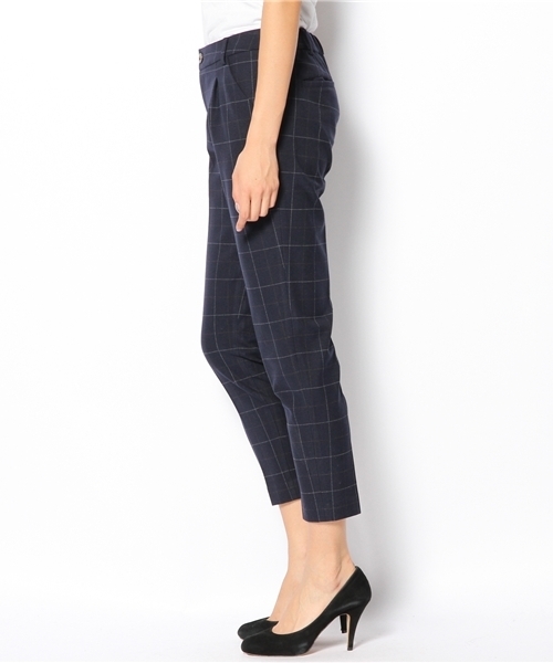 Soareak(ソアリーク)の「タッターソールチェックパンツ(スラックス・レディース・ブラック/ネイビー・SMALL/MEDIUM)」の3枚目の写真