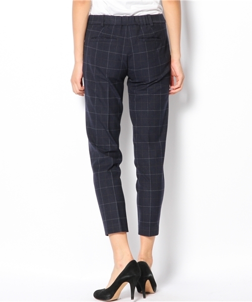 Soareak(ソアリーク)の「タッターソールチェックパンツ(スラックス・レディース・ブラック/ネイビー・SMALL/MEDIUM)」の4枚目の写真