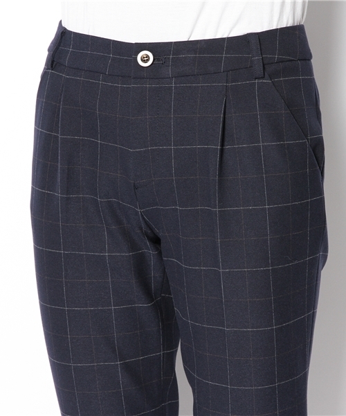 Soareak(ソアリーク)の「タッターソールチェックパンツ(スラックス・レディース・ブラック/ネイビー・SMALL/MEDIUM)」の5枚目の写真