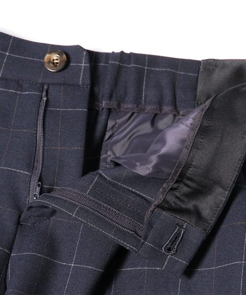 Soareak(ソアリーク)の「タッターソールチェックパンツ(スラックス・レディース・ブラック/ネイビー・SMALL/MEDIUM)」の9枚目の写真