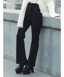 EMODA | インベルトジャストウエストフレアデニム(デニムパンツ)