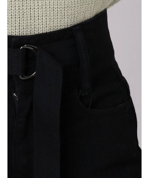 EMODA(エモダ)の「インベルトジャストウエストフレアデニム(デニムパンツ・レディース・インディゴブルー/ブラック・MEDIUM/SMALL/X-SMALL)」の8枚目の写真