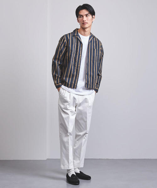 Camoshita（カモシタ）の「＜Camoshita UNITED ARROWS（カモシタ ユナイテッドアローズ）＞マルチストライプ ドリズラー（ブルゾン・メンズ・ダークグリーン・SMALL/MEDIUM/LARGE）」の7枚目の写真