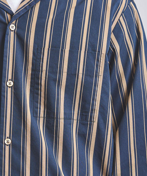 Camoshita（カモシタ）の「＜Camoshita UNITED ARROWS（カモシタ ユナイテッドアローズ）＞マルチストライプ ドリズラー（ブルゾン・メンズ・ダークグリーン・SMALL/MEDIUM/LARGE）」の10枚目の写真