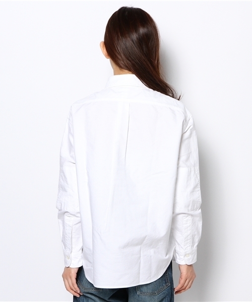 BEAMS BOY（ビームスボーイ）の「Sanca / オックスフォード BIG BD（シャツ/ブラウス・レディース・ホワイト/ブルー・ONE SIZE）」の5枚目の写真