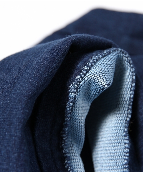 one after another NICE CLAUP(ワンアフターアナザーナイスクラップ)の「【ナイスクラップ】カットデニムスカート(スカート・レディース・インディゴブルー/ケミカルウォッシュ/サックスブルー・FREE)」の4枚目の写真