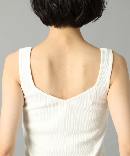 LOWRYS FARM(ローリーズファーム)の「スクエアリブタンク 838781(タンクトップ・レディース・ブラック/ベージュ/オフホワイト/カーキ/キャメル・MEDIUM/LARGE)」の16枚目の写真